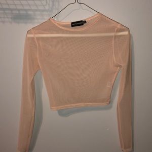 PLT mesh crop top